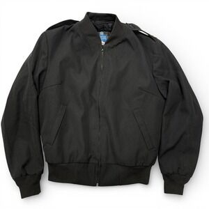 US Army Officer Jacket Black Poly Wool Neptune Garment Co Womens 12R Vest Liner